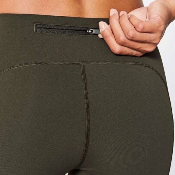 Lululemon Speed Up Crop Pockets Evergreen - Picture 15 of 15
